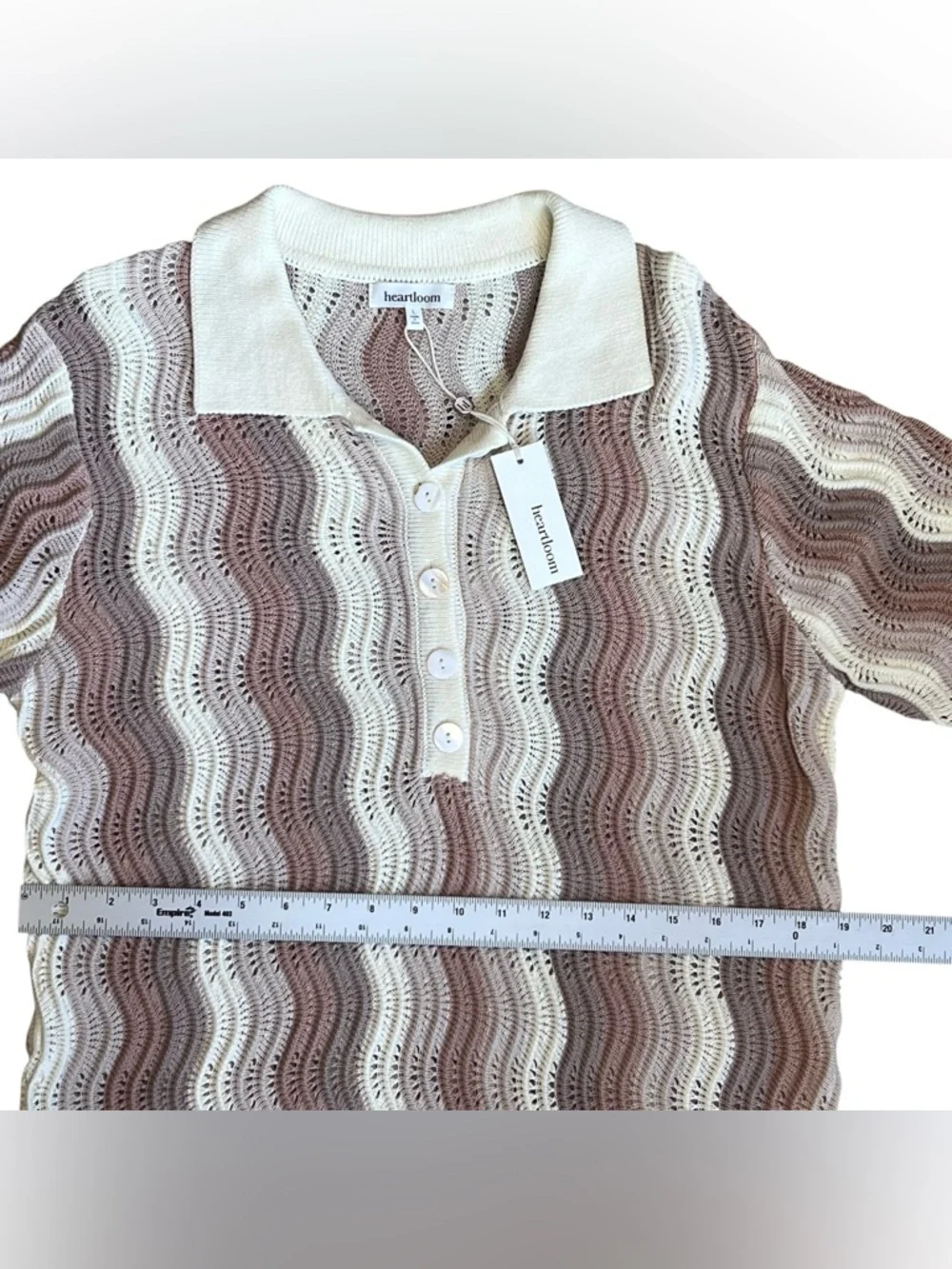 Heartloom Revolve Women’s Sz L NWT Crochet Scallop Knit Carlisle Cover Up Dress - Picture 10 of 12